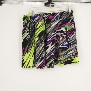 Fabletics Multicolor Abstract Mini Skirt